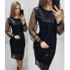 Короткое коктейльное платье с пайетками