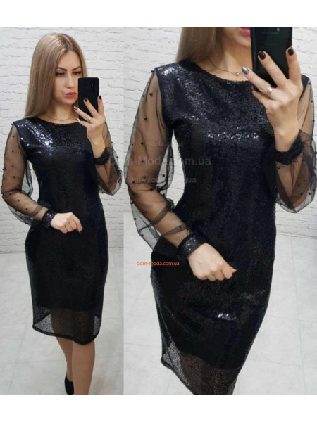 Коротке коктейльне плаття з паєтками Коротке коктейльне плаття з паєтками