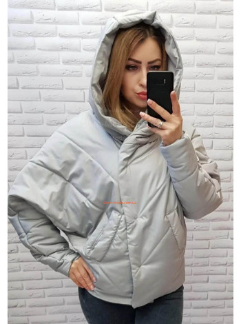 Куртка с объемными рукавами
