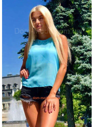 Майка шифонова з бантиком на спині
