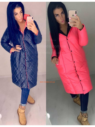 Жіноча двостороння куртка прямого крою