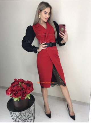 Вишукане жіноче плаття з мереживом