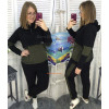 Плюшевый спортивный костюм женский большого размера