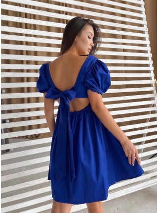 Легке стильне плаття з бантом на спині