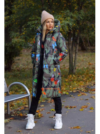 Молодіжне модне пальто "Мозаїка"