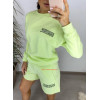 Спортивный костюм женский с шортами и свитшотом