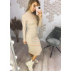 Модное женское платье гольф из ангоры