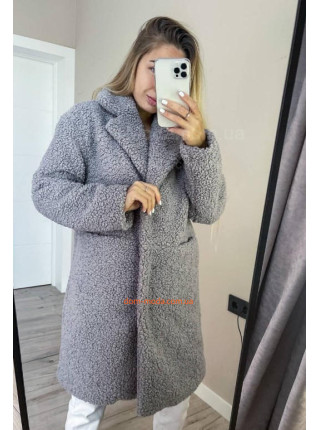 Жіноча штучна шуба пальто з овчини