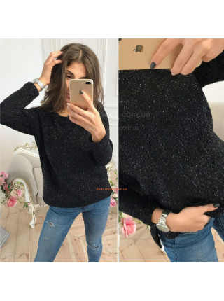 Модний светр в'язка з люрексом Модний светр в'язка з люрексом