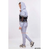 Модний жіночий костюм спортивний зі вставками сітки