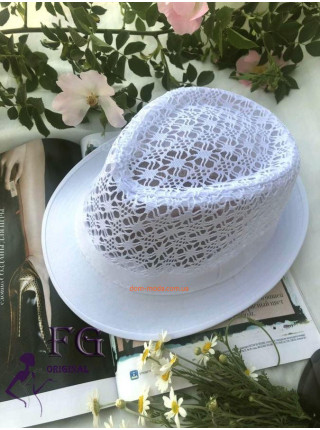 Жіноча літня ажурна шляпа