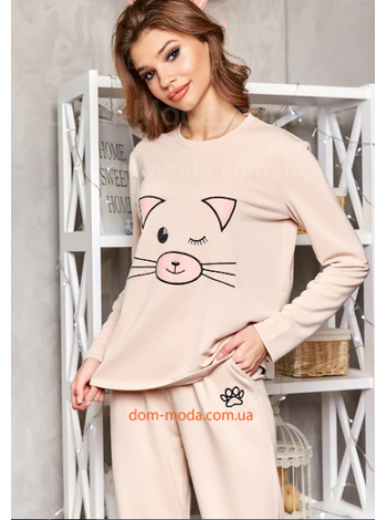 Трикотажный домашний костюм