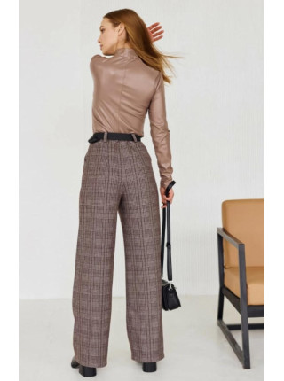 Жіночі теплі брюки в клітинку Жіночі теплі брюки в клітинку