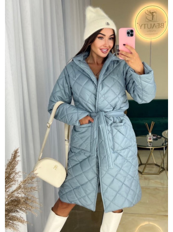 Женское стильное пальто из плащевки