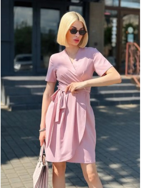Недороге літнє плаття з запахом