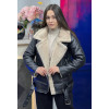 Дубленка косуха зимняя с мехом