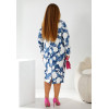 Плаття з квітковим принтом для повних