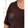 Стильна футболка зі стразами"