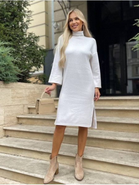 Жіноче стильне плаття з ангори (Розріз)