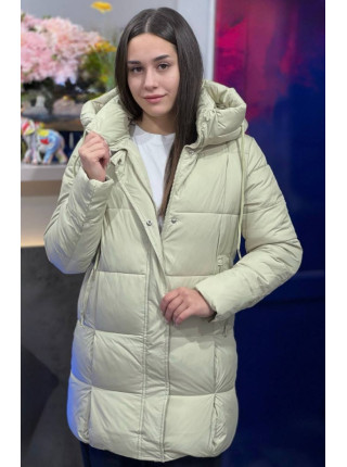 Подовжена куртка зимова з холлофайбером Подовжена куртка зимова з холлофайбером