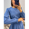 Довга вельветова сукня