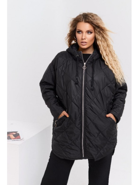 Асиметрична жіноча куртка для повних Асиметрична жіноча куртка для повних