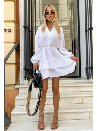 Біла сукня з мусліну