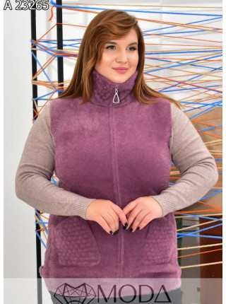 Жилетка з альпаки для повних Жилетка з альпаки для повних