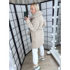 Жіноча зимова куртка з поясом